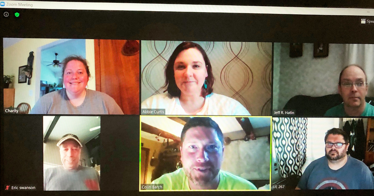 The Local 267 Negotiating Committee Over Zoom The Local 267 Negotiating Committee over Zoom
